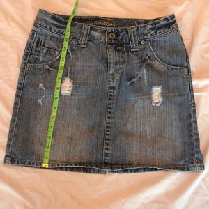 Maurice’s denim mini skirt size 5/6